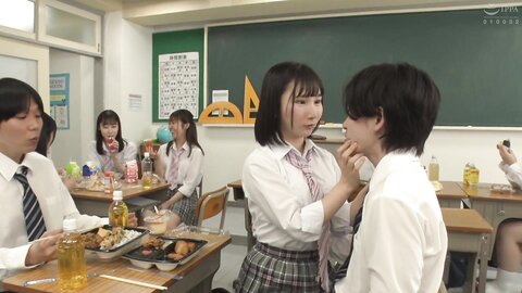 HUNTB-735 “Can You Make It Without Being Found Out ” A Little SEX Inside The Skirt In The Classroom! It...