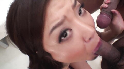 Cute Japanese Babe Sucks More Men And Gets Cum In Mouth