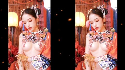 [Cosplay] 钛合金TiTi – 满清服饰（绿娇红姹）