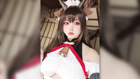 [Cosplay] Ganlory 啊日日 - Confused Maid 迷糊女仆