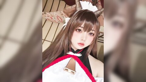 [Cosplay] Ganlory 啊日日 - Confused Maid 迷糊女仆