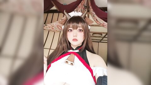 [Cosplay] Ganlory 啊日日 - Confused Maid 迷糊女仆