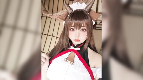 [Cosplay] Ganlory 啊日日 - Confused Maid 迷糊女仆