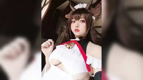 [Cosplay] Ganlory 啊日日 - Confused Maid 迷糊女仆