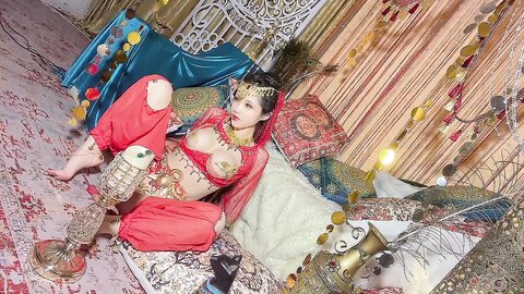[Cosplay] 钛合金TiTi – 塞上红鸾异域风情 (2)