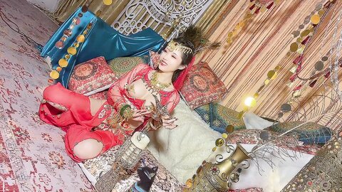 [Cosplay] 钛合金TiTi – 塞上红鸾异域风情 (2)