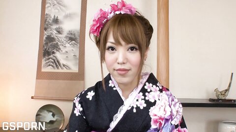 Interview And Fuck A Sexy Japanese 18 Yo Girl Dress Kimono