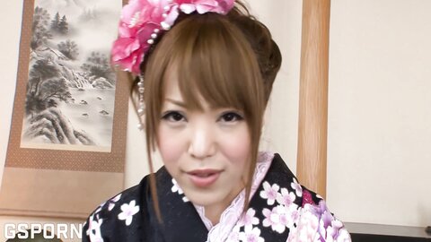 Interview And Fuck A Sexy Japanese 18 Yo Girl Dress Kimono
