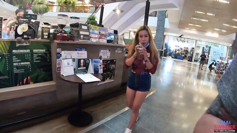 Mall Day And Bare Tittyfuck With Hana