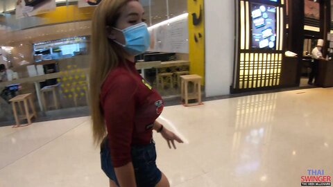 Mall Day And Bare Tittyfuck With Hana