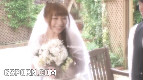 Sexy Japanese Wife Gets Fucked On Her Wedding Day With Sexy White Linge