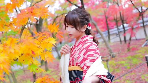 着物で紅葉????✨_by_いくみ