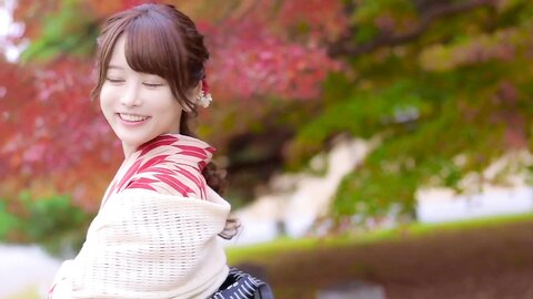着物で紅葉????✨_by_いくみ
