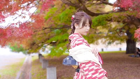 着物で紅葉????✨_by_いくみ
