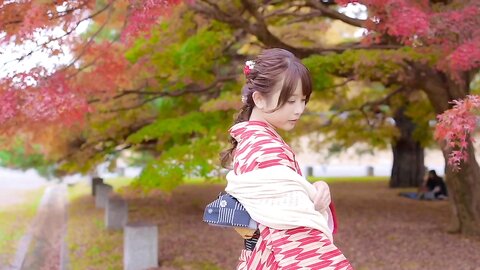 着物で紅葉????✨_by_いくみ