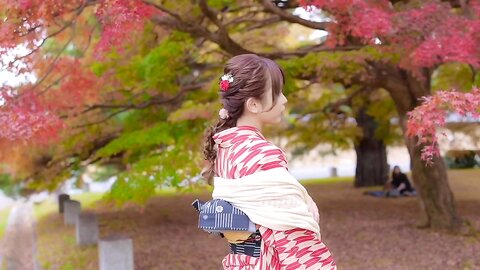 着物で紅葉????✨_by_いくみ