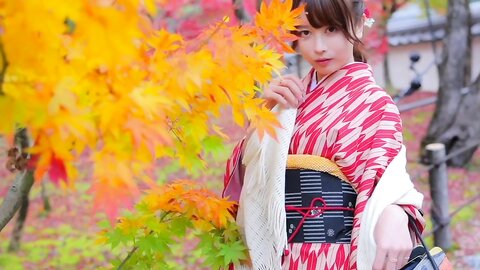 着物で紅葉????✨_by_いくみ