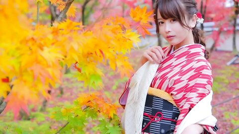 着物で紅葉????✨_by_いくみ