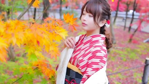 着物で紅葉????✨_by_いくみ