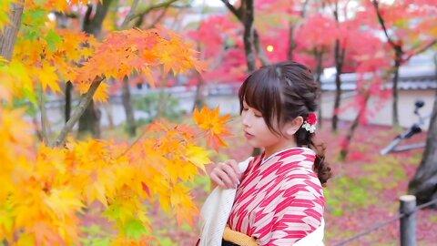 着物で紅葉????✨_by_いくみ