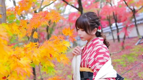 着物で紅葉????✨_by_いくみ