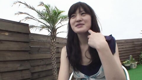 Cute Asian Brunette Aki Tajima After Tea In A Cafe Went Home To The Wai