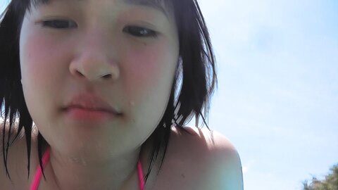 Sora Mizuno - pink bikini