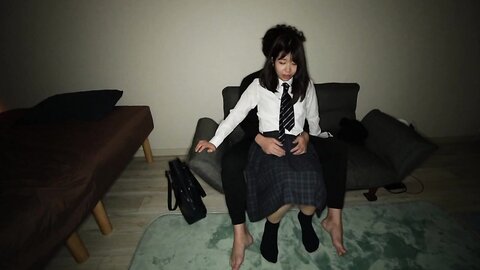 534IND-088 Delete preparedness [uniform girl] Bring a free generation Momojiri Mika into your home and...