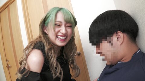 CRNX-070 [4K] Hair -colored emerald super nasty monster!!Gal Slut Mitsuki Reverse Nan brought in SEX Mitsuki...