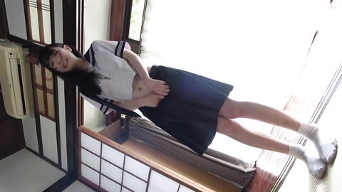 APAK-232 [Awakening of youth beautiful girls] I want to be poked violently to the back! Nasty climbing...