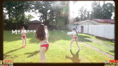 兔子先生TZ-070-EP3夏日性爱运动会蜜汁四溅水枪大对决