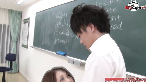 Japanese College Teenage Girl Gets A Creampie In Her Hairy Pussy In The