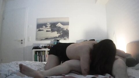 Japanese Milf Doing Oriental Dancing Before Riding A Young White Cock