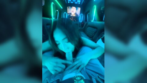 Asian Girl Private Party Limo Lapdance And Blowjob