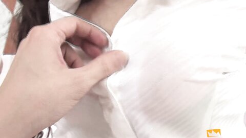 Guy Licks Japanese Girl While She Masturbates With A Vibrator On The Be