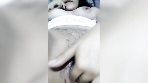 Horny Asian Girl Fingered Herself After Watching Porn