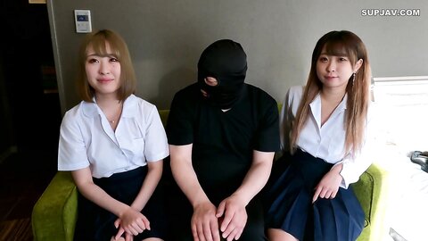 Hot Threesome With Japanese Girls