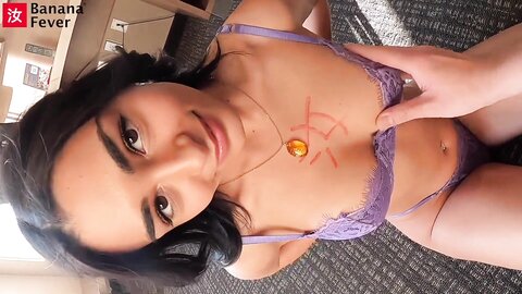 Fan Requested Halfjapanese Brunette Vanessa Has A Mouthful Of Asian C