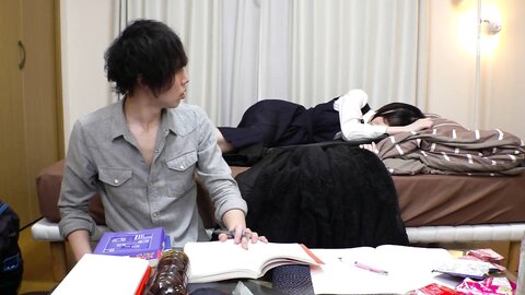 IENF-295 My Younger Sister, A High School Girl, Sympathized With My Lack Of Sex And Had Her Intercrural Sex...