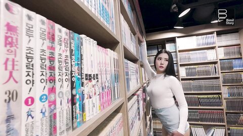 Bimilstory Bomi 보미 - Vol.38 Part-timer Girl at a Comic Book Cafe Part 1 2