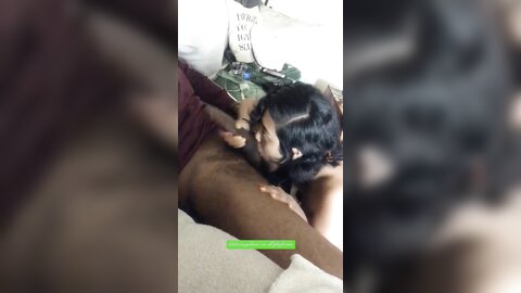 Asian Girl Eats Ass And Gives Blowjob