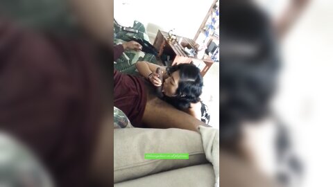 Asian Girl Eats Ass And Gives Blowjob