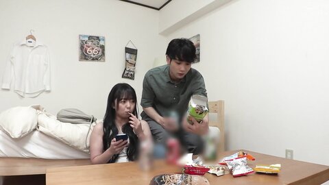 HUNTC-040 ``The One Who Cums First Loses!'' I Decided To Drunkenly Compete With A Female Friend Who Is Not In...