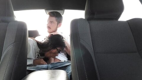 Asian Girl Cheats And Fucks Stranger In A Chilis Parking Lot