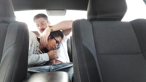 Asian Girl Cheats And Fucks Stranger In A Chilis Parking Lot