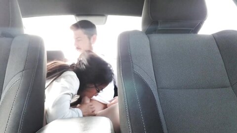 Asian Girl Cheats And Fucks Stranger In A Chilis Parking Lot