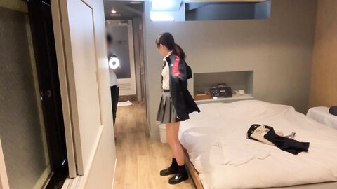 383NMCH-062 P -activity [Personal shooting] Gonzo video with uniform girls who are looking for pocket mone...