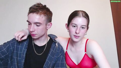 Natural Beauty 18 Yo With Pigtail Eating His Milk