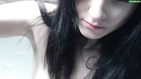 Russian Blue Eyed Brunette Teen Isa And Her Bf John