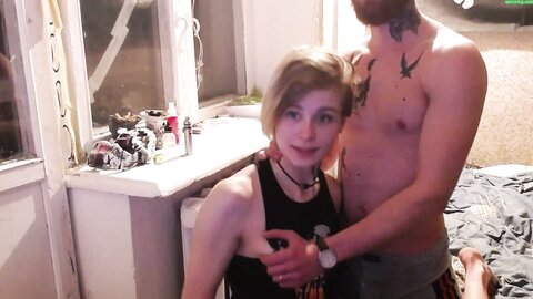 Russian Teen Blonde Kelly Gets Her Back Covered With Cum
